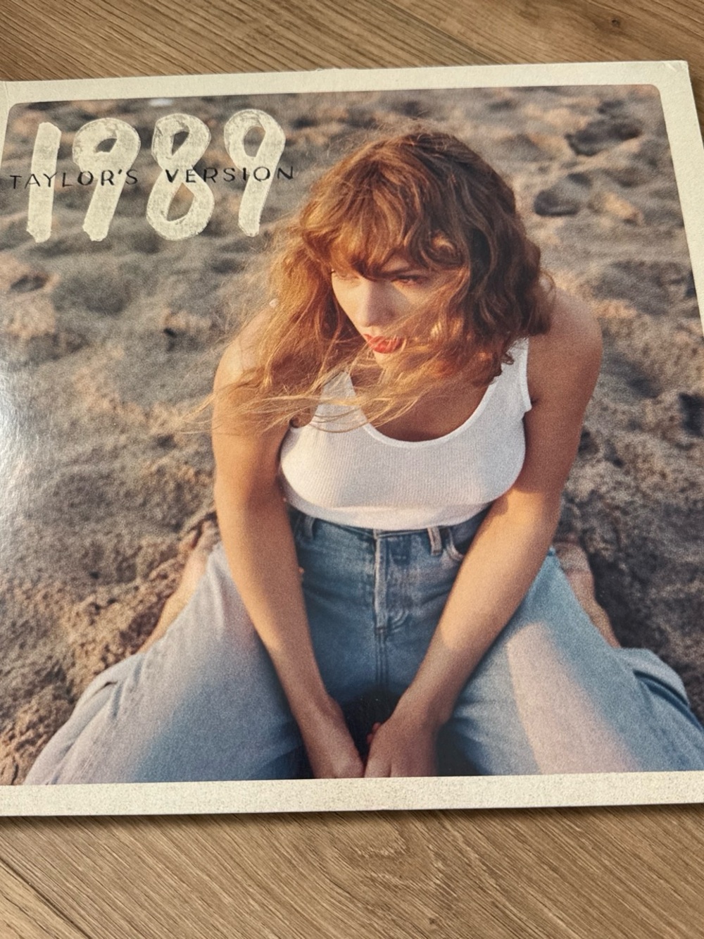 Taylor Swift Vinyl - White, Blue, Tan